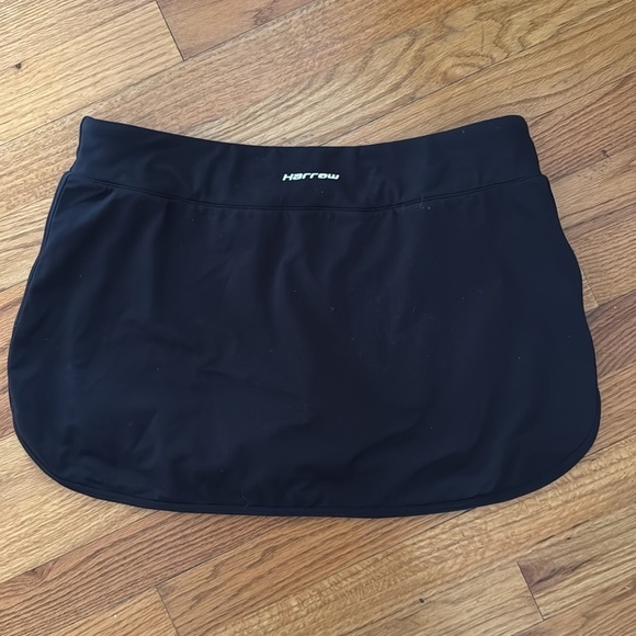 Harrow Field Hockey Skirt Shorts Underneath Quest Black Skort Women M - Picture 3 of 5